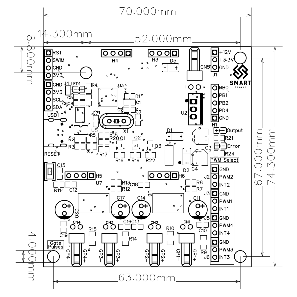 SGD IPS4S Dimensions