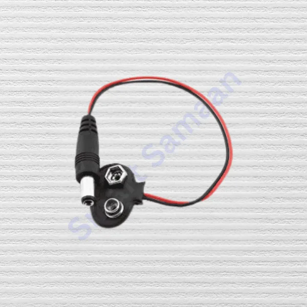 9V snap connector DC